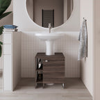 Mueble Basic Para Baño Una Puerta, Color Milan Y Blanco - vista 1