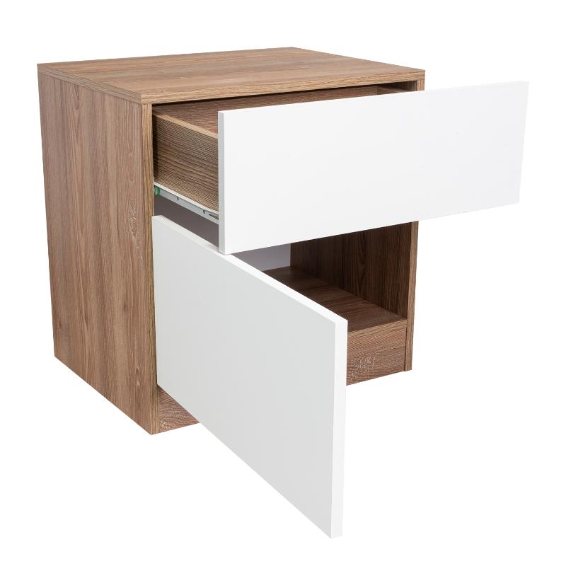 Vaelador Nebrask, Miel y Blanco, con Un Cajón Organizador - vista 8