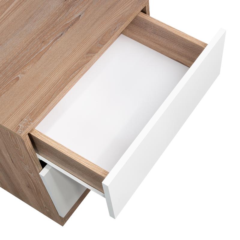 Vaelador Nebrask, Miel y Blanco, con Un Cajón Organizador - vista 10