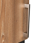 Mueble Auxiliar Muro Baño Madrid 1 Puerta - Miel / Plomo