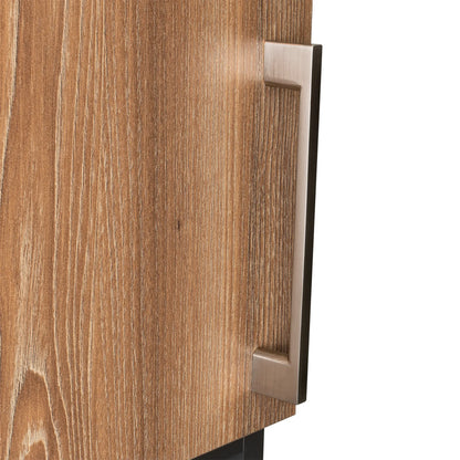 Mueble Auxiliar Muro Baño Madrid 1 Puerta - Miel / Plomo