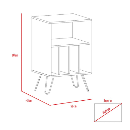 Mueble Funcional Vassel - Miel / Plomo