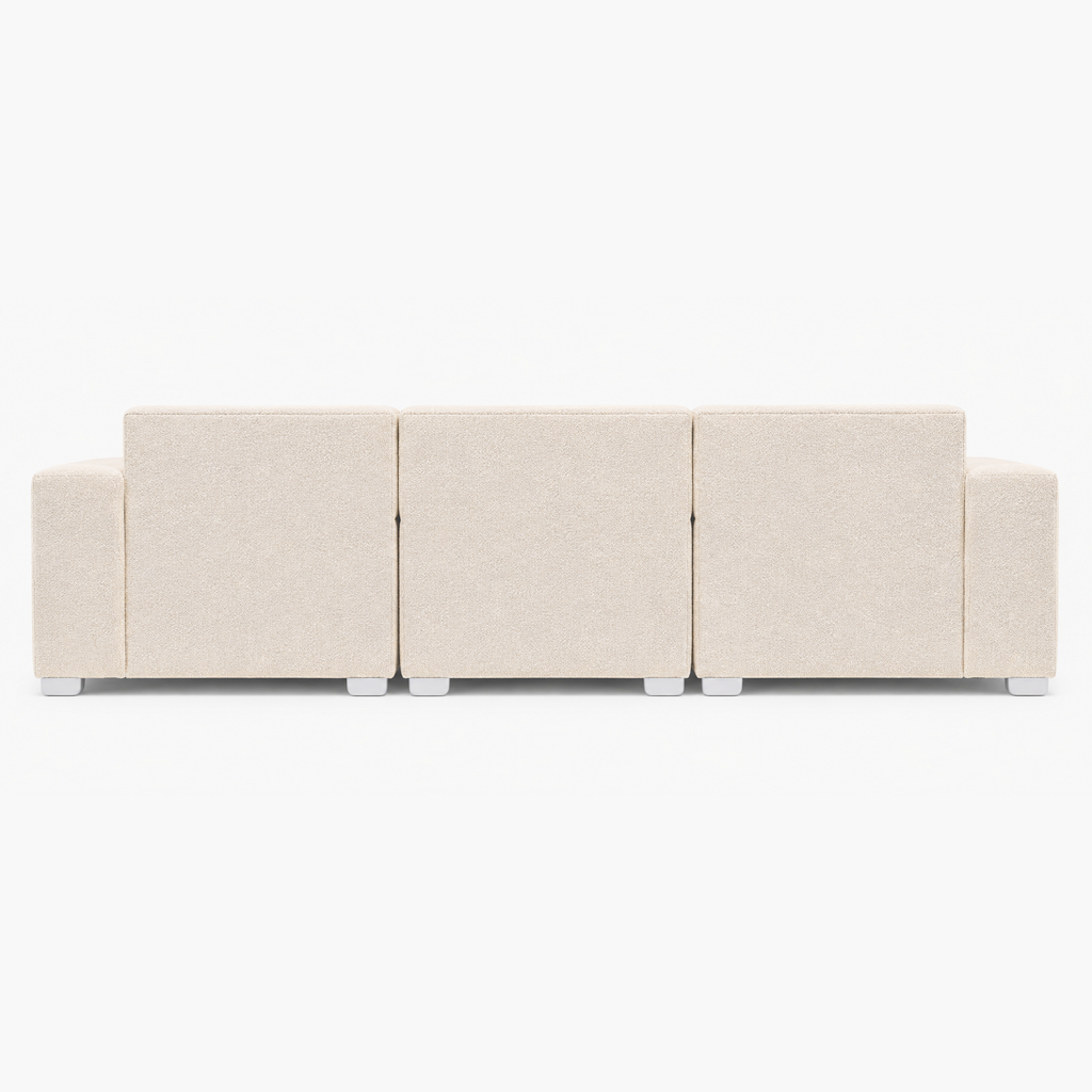 MONS Cala Sofá Modular 3 Cuerpos + Pouf