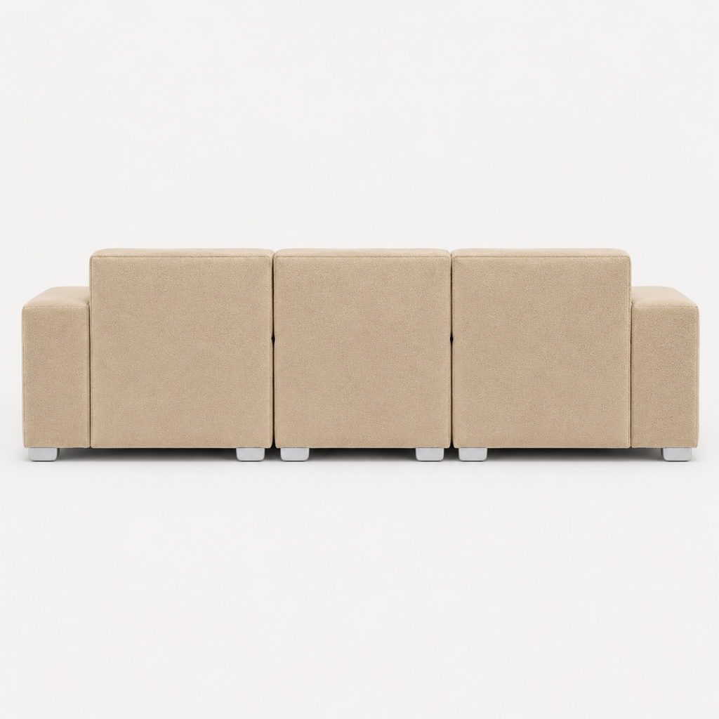 MONS Cala Sofá Modular 3 Cuerpos + Pouf