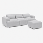 MONS Cala Sofá Modular 3 Cuerpos + Pouf
