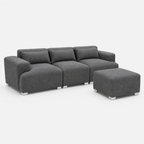 MONS Cala Sofá Modular 3 Cuerpos + Pouf