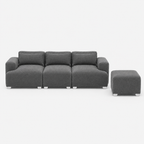 MONS Cala Sofá Modular 3 Cuerpos + Pouf