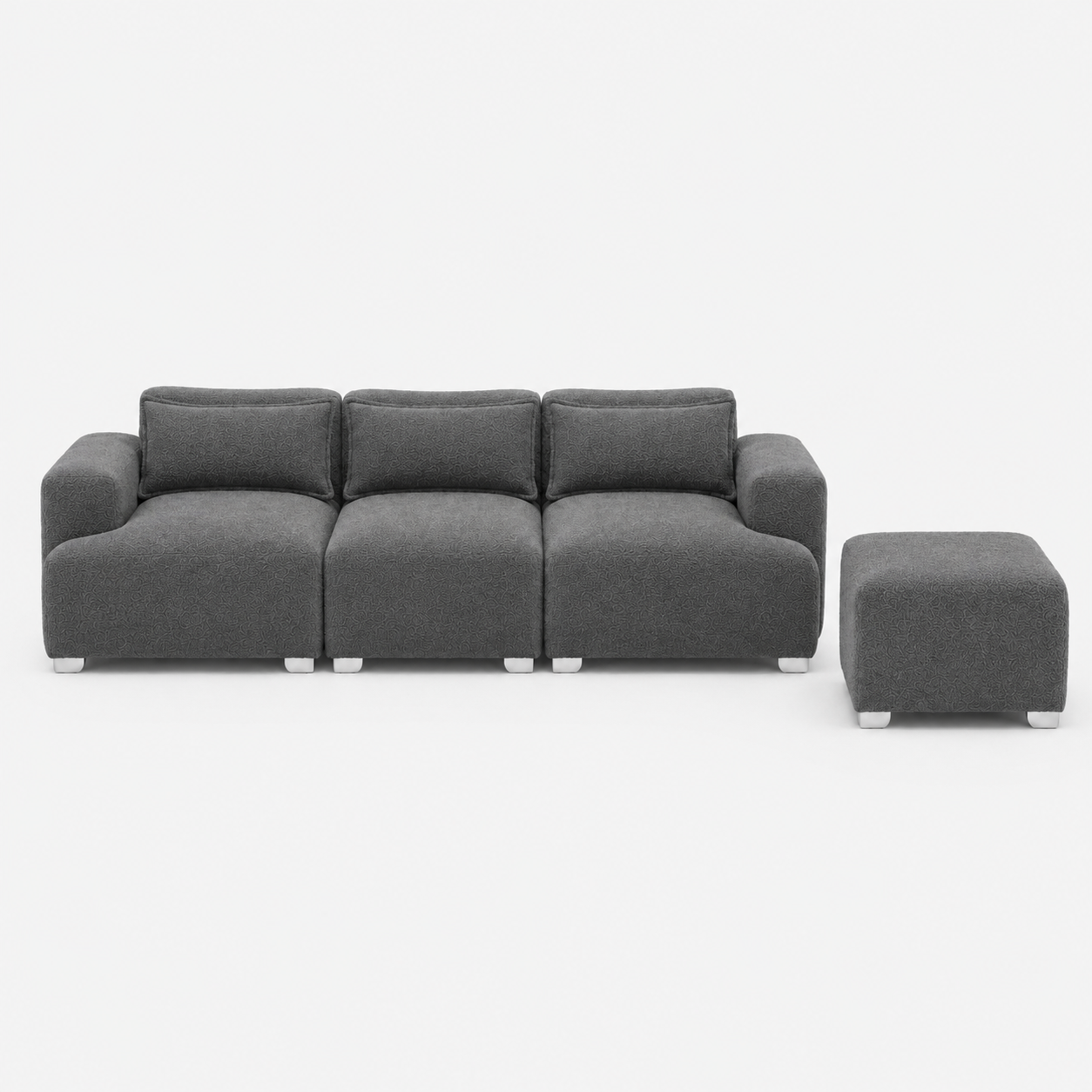MONS Cala Sofá Modular 3 Cuerpos + Pouf