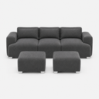 MONS Cala Sofá Modular 3 Cuerpos + 2 Pouf
