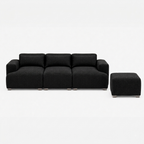 MONS Cala Sofá Modular 3 Cuerpos + Pouf