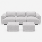 MONS Cala Sofá Modular 3 Cuerpos + 2 Pouf
