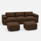 MONS Cala Sofá Modular 3 Cuerpos + 2 Pouf