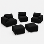 MONS Cala Sofá Modular 3 Cuerpos + 2 Pouf