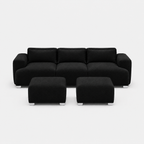 MONS Cala Sofá Modular 3 Cuerpos + 2 Pouf