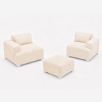 MONS Cala Sofá Modular 2 Cuerpos + Pouf