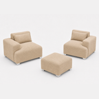 MONS Cala Sofá Modular 2 Cuerpos + Pouf