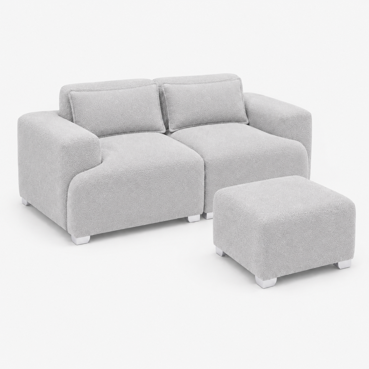 MONS Cala Sofá Modular 2 Cuerpos + Pouf