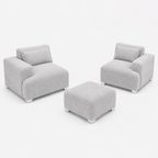 MONS Cala Sofá Modular 2 Cuerpos + Pouf