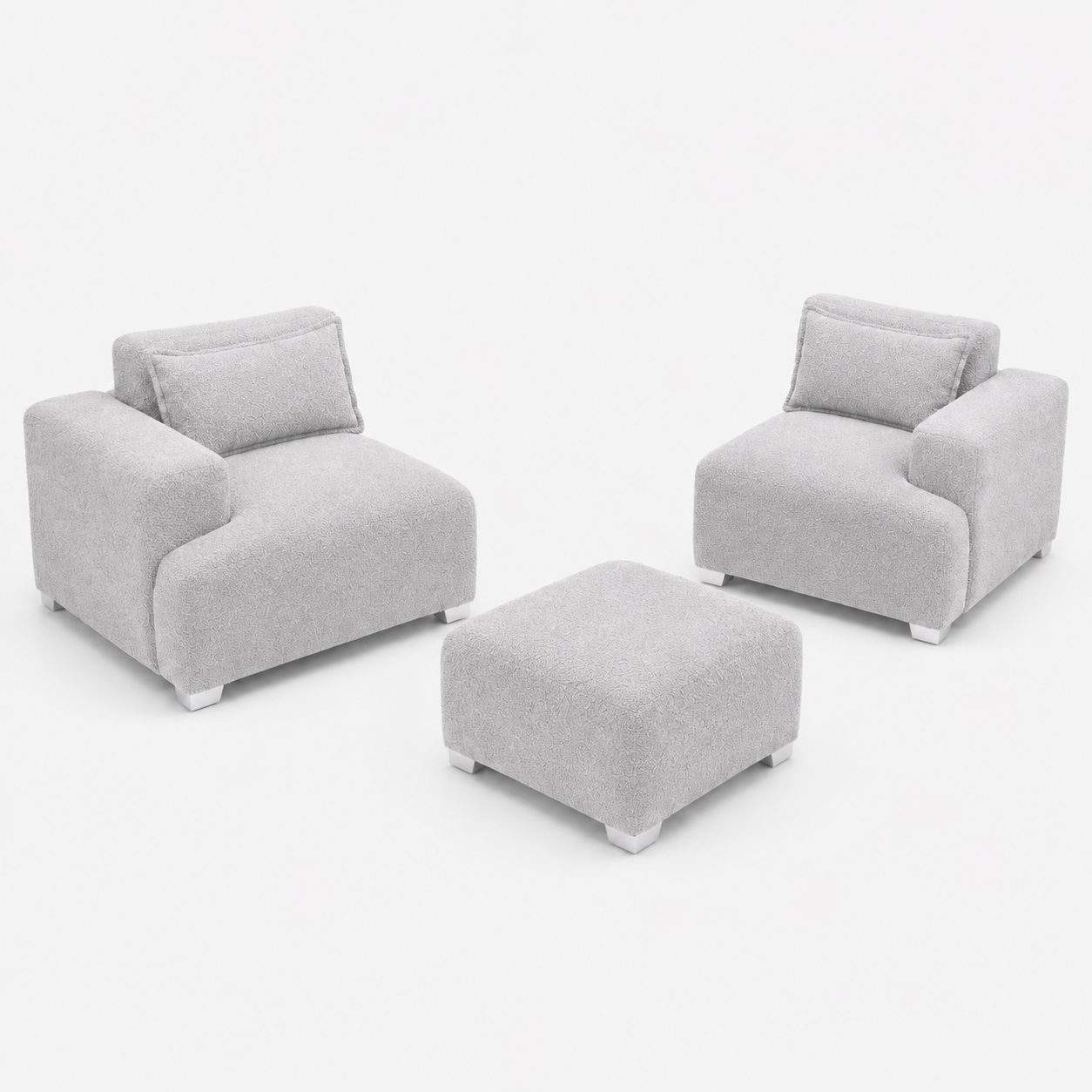 MONS Cala Sofá Modular 2 Cuerpos + Pouf