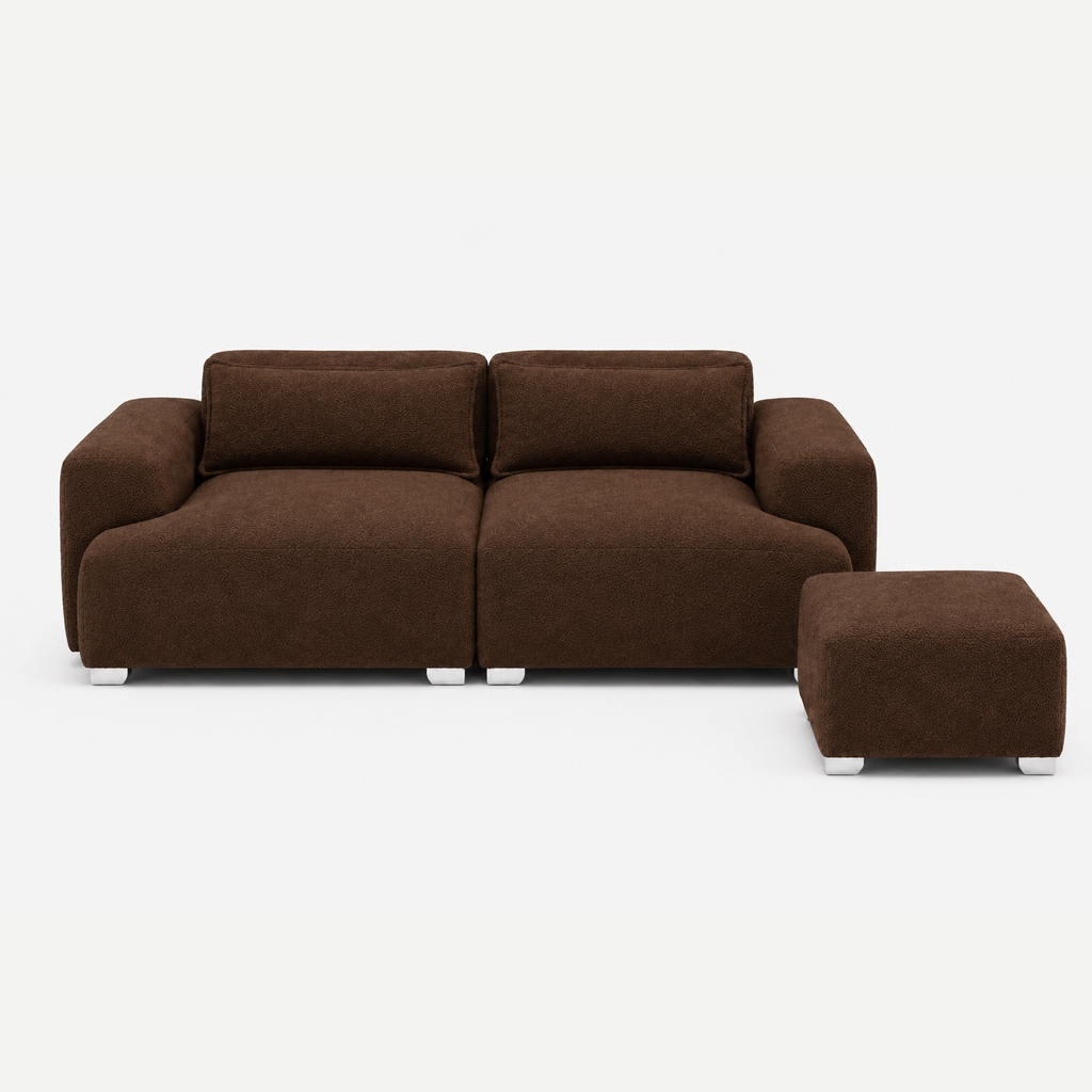 MONS Cala Sofá Modular 2 Cuerpos + Pouf