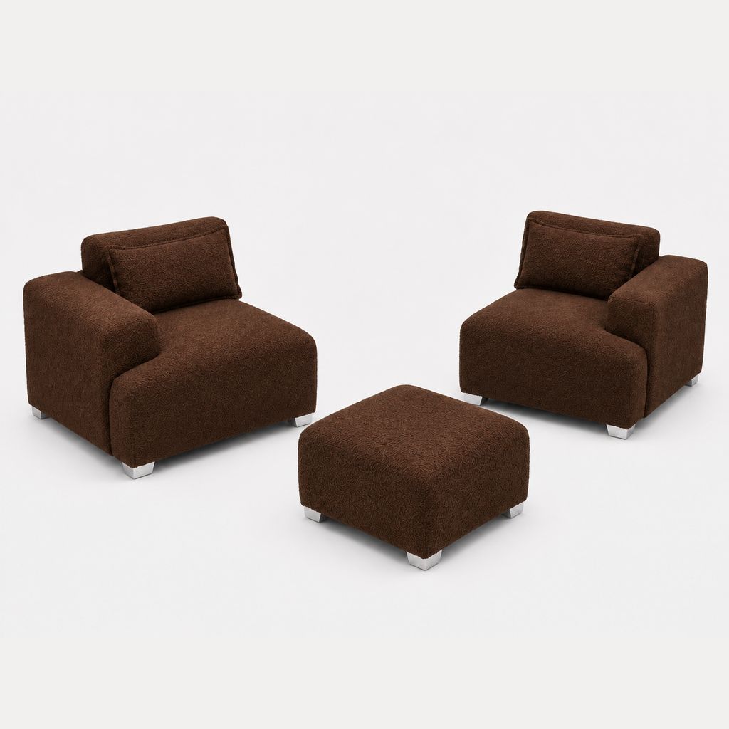 MONS Cala Sofá Modular 2 Cuerpos + Pouf