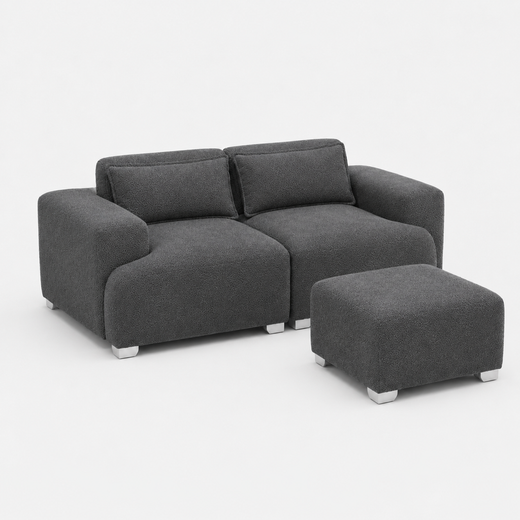 MONS Cala Sofá Modular 2 Cuerpos + Pouf