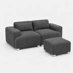 MONS Cala Sofá Modular 2 Cuerpos + Pouf