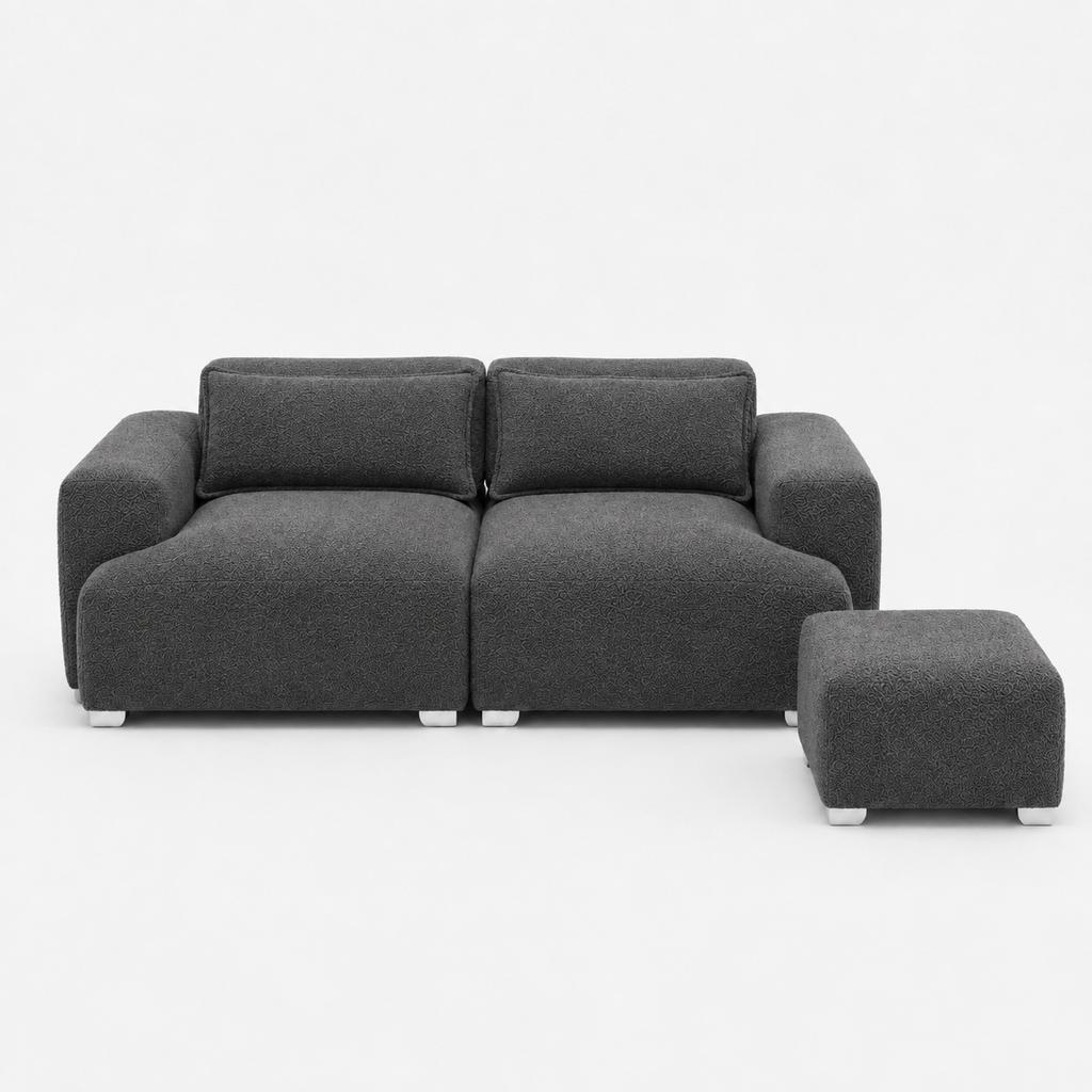 MONS Cala Sofá Modular 2 Cuerpos + Pouf