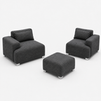 MONS Cala Sofá Modular 2 Cuerpos + Pouf