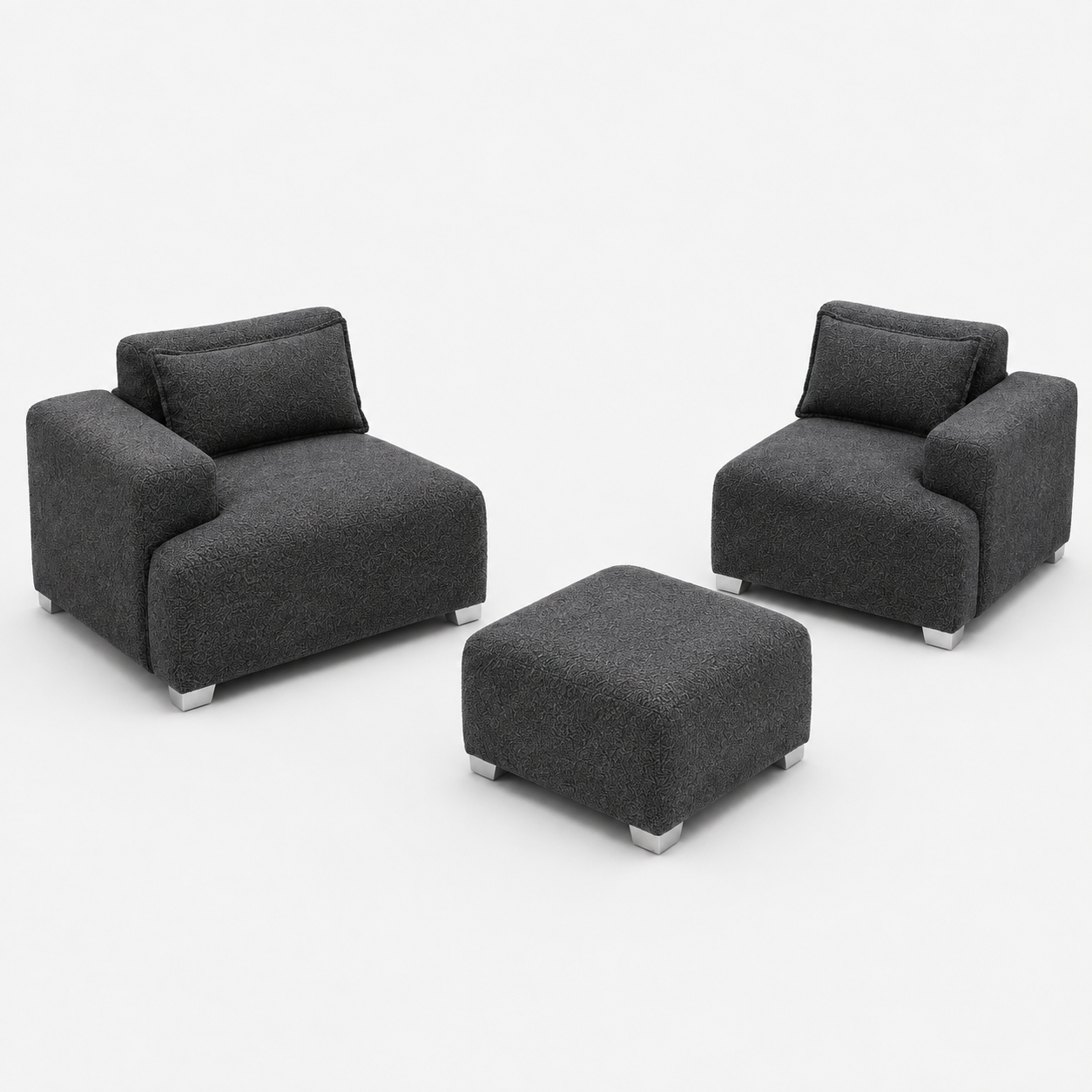 MONS Cala Sofá Modular 2 Cuerpos + Pouf
