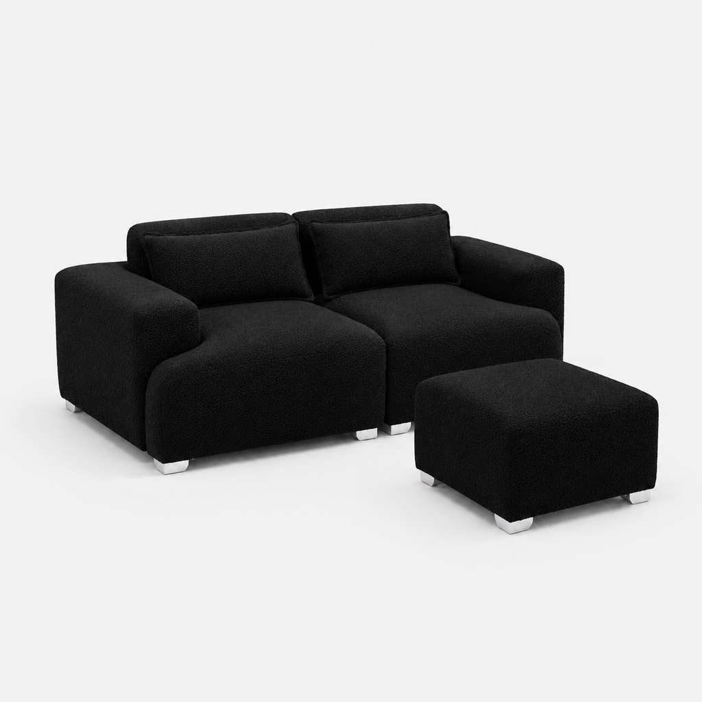 MONS Cala Sofá Modular 2 Cuerpos + Pouf
