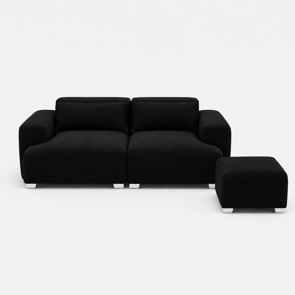 MONS Cala Sofá Modular 2 Cuerpos + Pouf