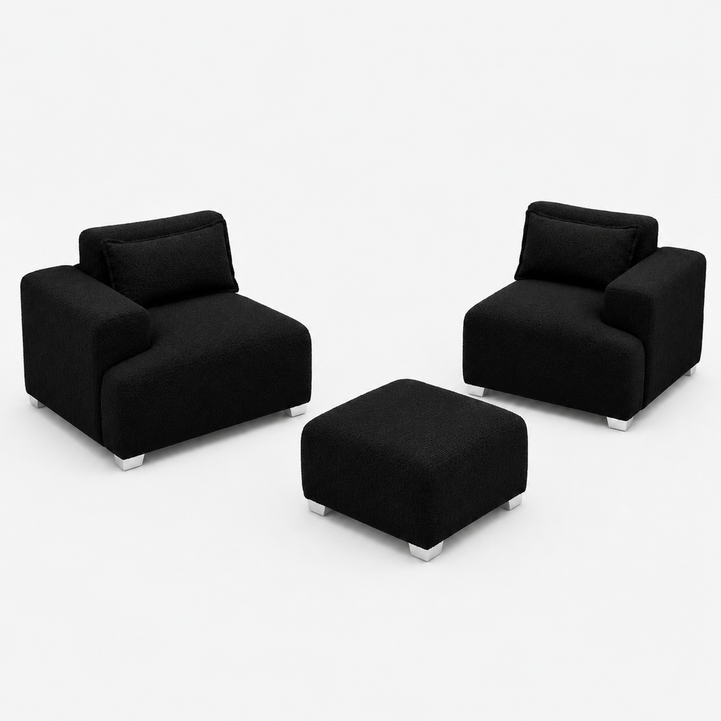 MONS Cala Sofá Modular 2 Cuerpos + Pouf