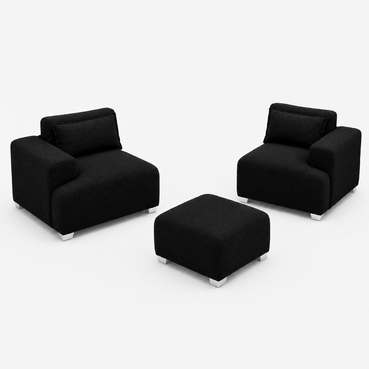 MONS Cala Sofá Modular 2 Cuerpos + Pouf
