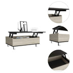 Mesa Funcional 5G,2, Rovere y Wengue, cajón interior y patas de madera - vista 10