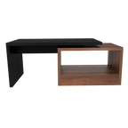 Mesa de Centro Wesley, Wengue y Cobre, con Amplio Espacio Ideal Para Ubicar Decoraciones - vista 7