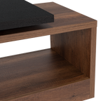 Mesa de Centro Wesley, Wengue y Cobre, con Amplio Espacio Ideal Para Ubicar Decoraciones - vista 4