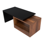 Mesa de Centro Wesley, Wengue y Cobre, con Amplio Espacio Ideal Para Ubicar Decoraciones - vista 3