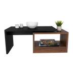 Mesa de Centro Wesley, Wengue y Cobre, con Amplio Espacio Ideal Para Ubicar Decoraciones - vista 6