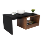 Mesa de Centro Wesley, Wengue y Cobre, con Amplio Espacio Ideal Para Ubicar Decoraciones - vista 5