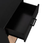 Mesa de Noche Grays, Wengue y Fresno Europeo, con una puerta y cajón - vista 11