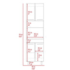 Mueble De Cocina Para Microondas Luna, Wengue Y Fresno - vista 8
