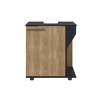 Mueble Para Lavamanos Phillips Una Puerta Wengue Y Fresno - vista 6