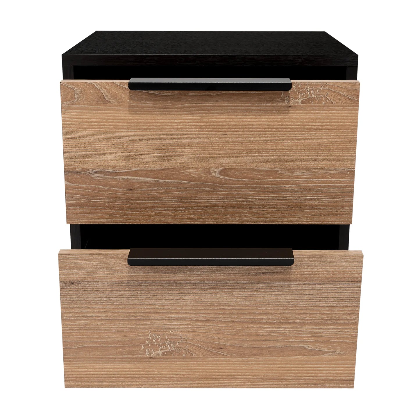 Velador Kaia 2 Cajones - Wengue / Miel