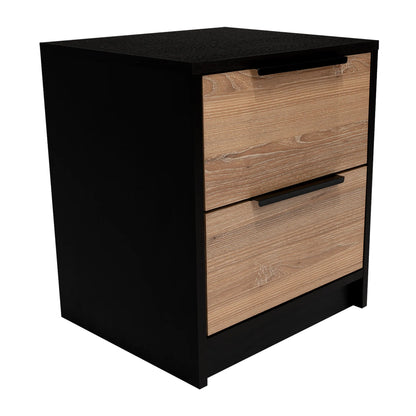 Velador Kaia 2 Cajones - Wengue / Miel