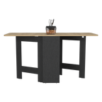 Mesa Abatible, Compact, Wengue y Macadamia, con amplio espacio para colocar objetos - vista 4