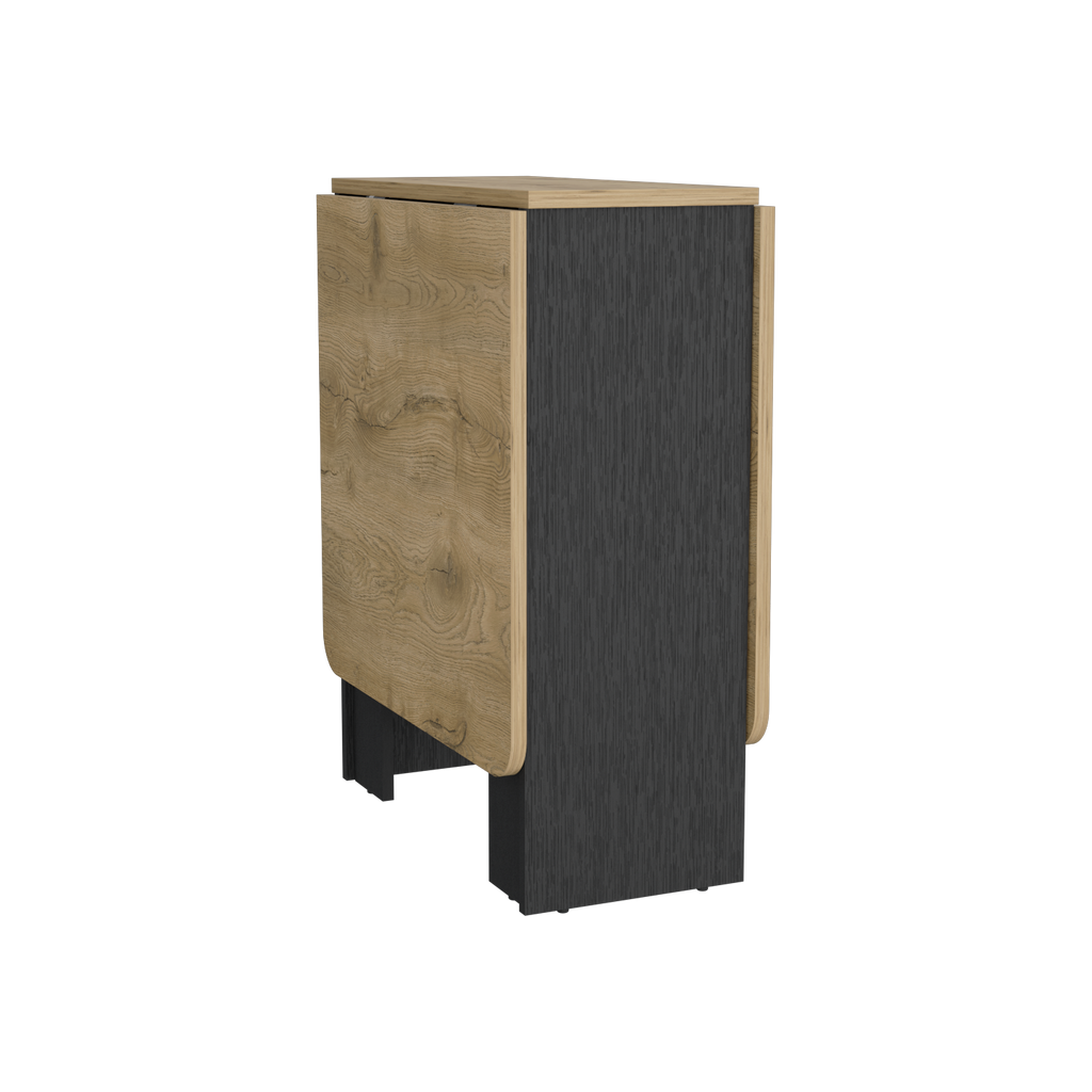 Mesa Abatible, Compact, Wengue y Macadamia, con amplio espacio para colocar objetos - vista 5