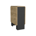 Mesa Abatible, Compact, Wengue y Macadamia, con amplio espacio para colocar objetos - vista 5