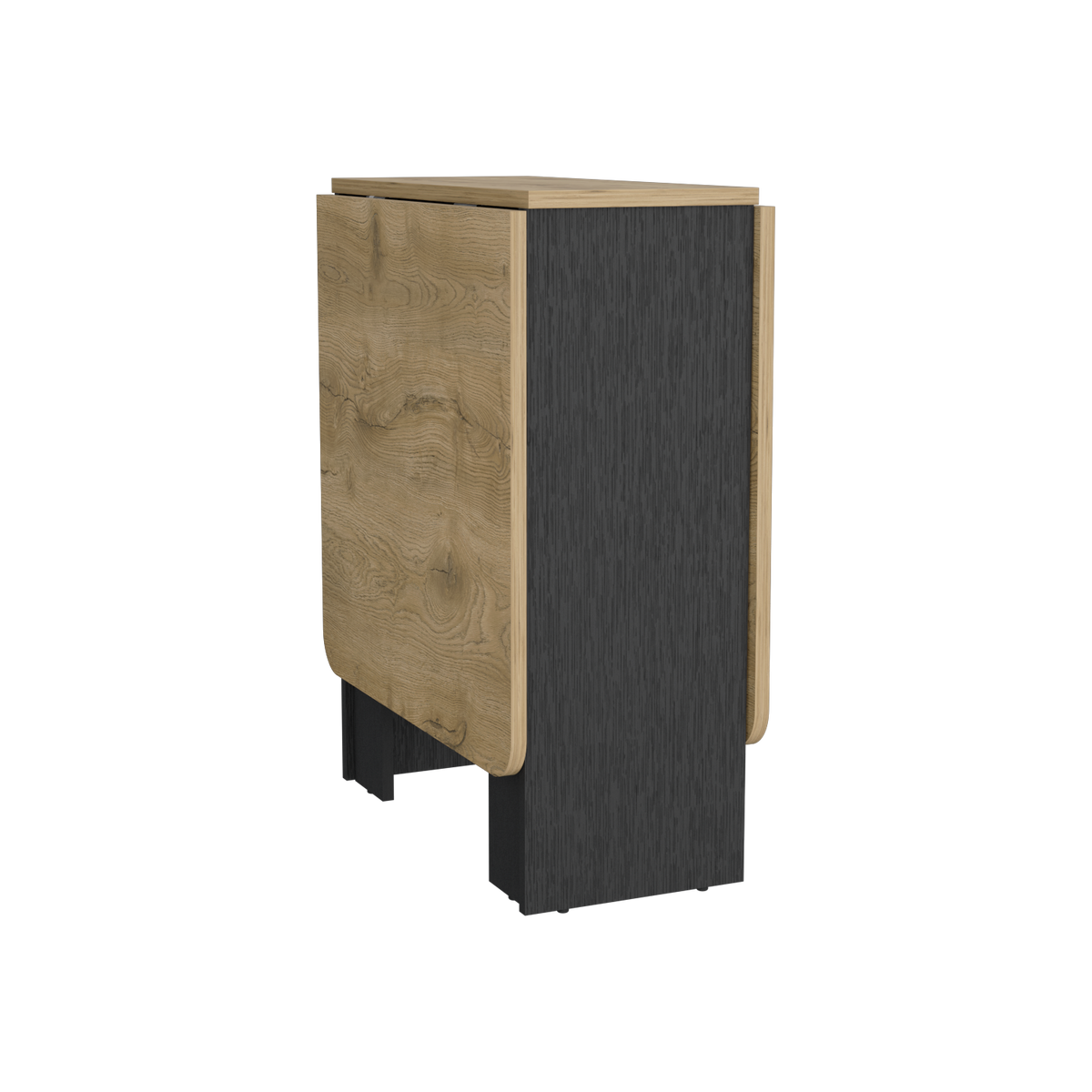Mesa Abatible, Compact, Wengue y Macadamia, con amplio espacio para colocar objetos - vista 5