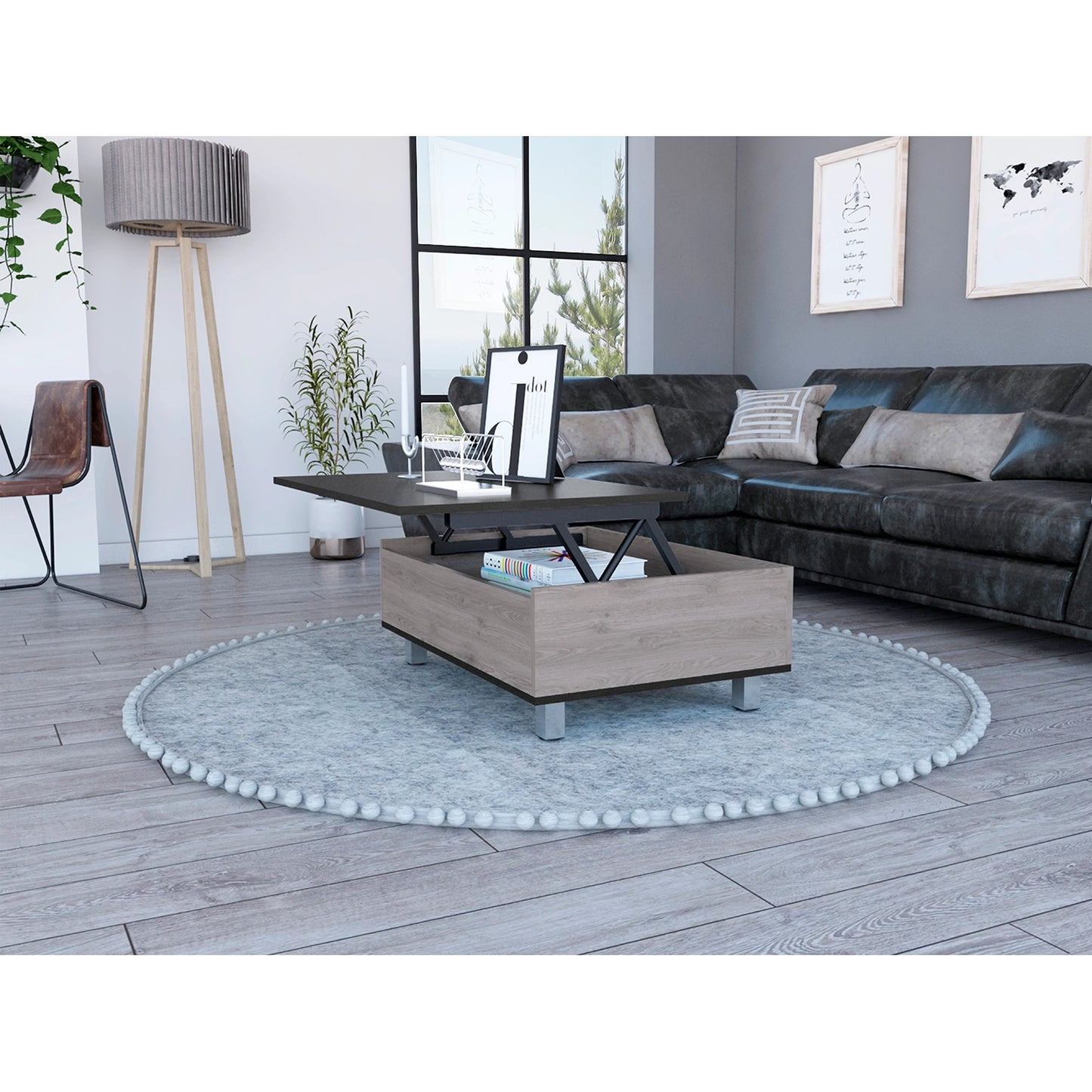 Mesa Funcional 5G-2 - Ceniza / Wengue